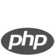 En logotyp med bokstäverna PHP